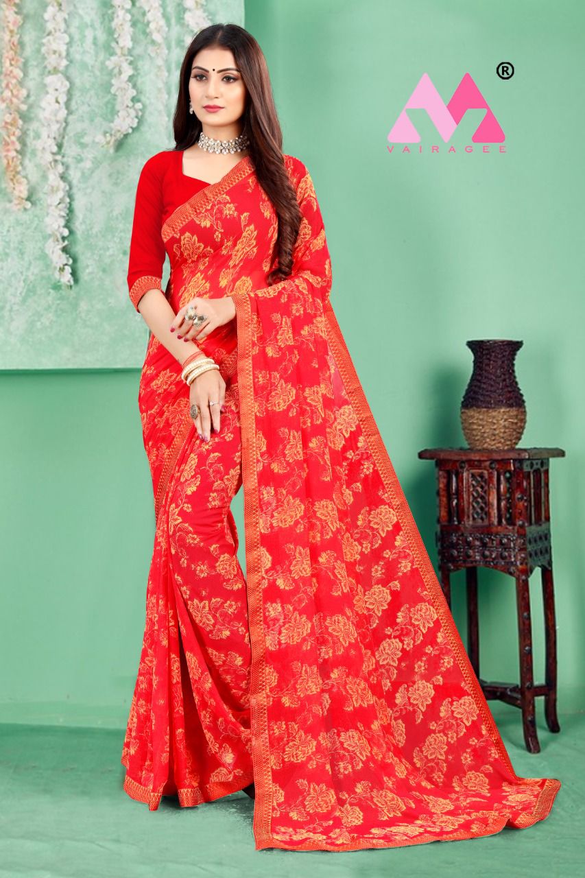 Vivera Saraswati 8 Sancy Ethnic Daily Wear Printed Georgette Designer Collection